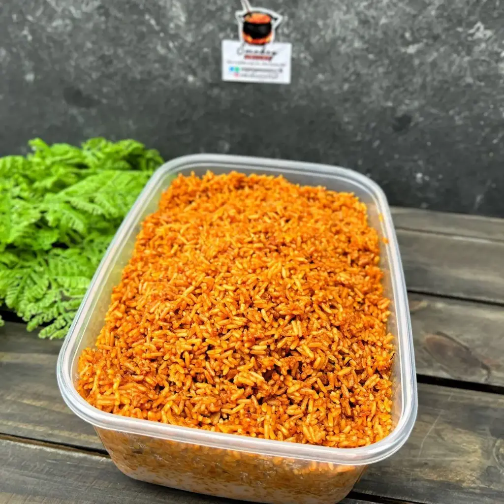 Tasty Jollof Rice In Bowls (10 Litres)