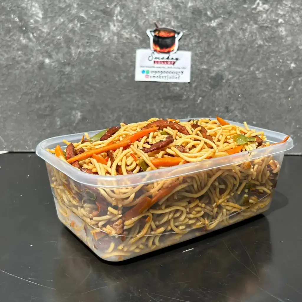 Stir Fry Spaghetti & Yam Porridge In Bowls (5 Litres)