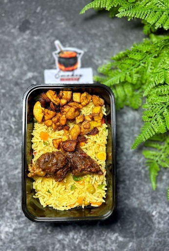 Basmati Fried Rice + Plantain & Beef